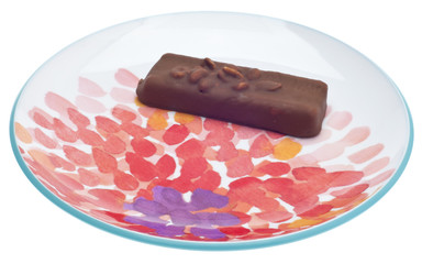 Ice Cream Bar on Colorful Plate