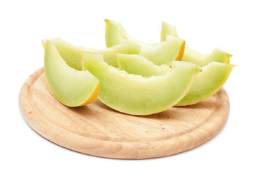 slices of fresh melon