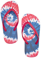 Tie Dye Flip Flop Sandals