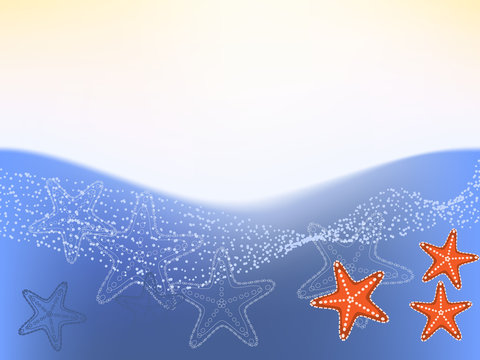 Starfish background