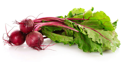 Beetroot isolated on white