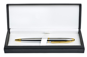 Ballpoint pen in box