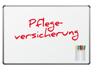 Fototapeta premium Pflegeversicherung
