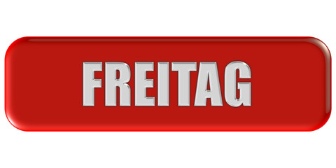 Button rot Ecken rund FREITAG