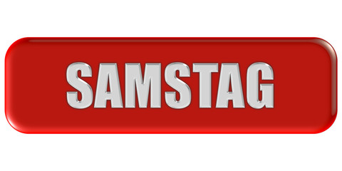 Button rot Ecken rund SAMSTAG