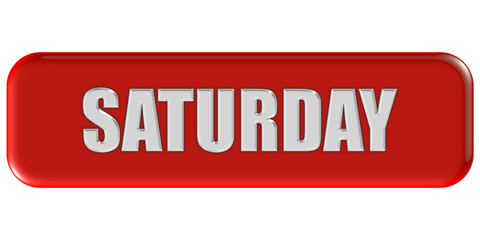 Button rot Ecken rund SATURDAY