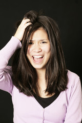 Obraz premium Haar Probleme