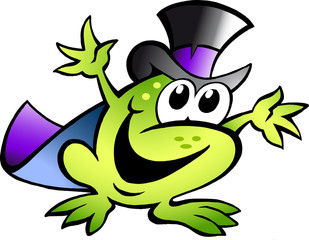 Frog presents the show