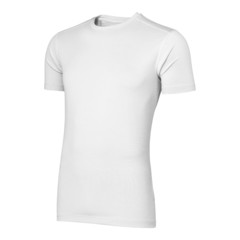 White t-shirt (isolated on white, clipping path)