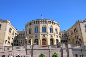 Fototapeten Oslo (Norway) - Parliament © XtravaganT