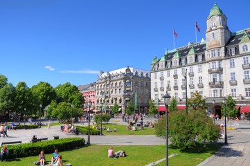 Oslo (Norway) - Parliament - obrazy, fototapety, plakaty