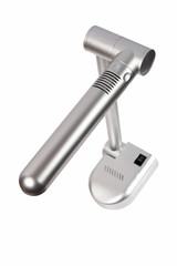 Table lamp on the white background