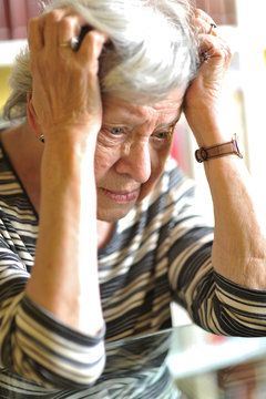 Sad Senior Woman XXIII