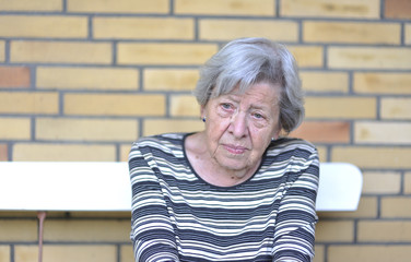 Sad Senior Woman XXVI