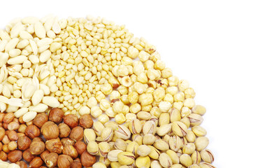 various nuts