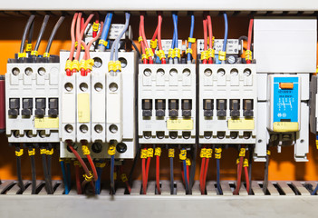 Control panel with circuit-breakers1