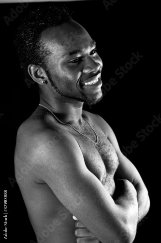 Noir africain nu