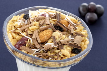 healthy and delicious parfait