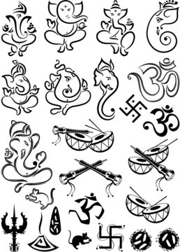 Ganesha & Wedding Symbols