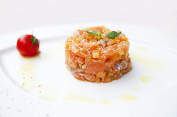 Tartare de saumon