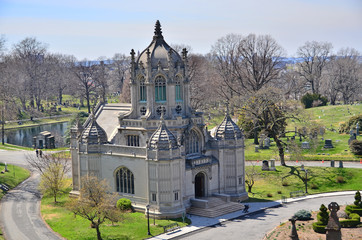 Green-Wood cemetery - chapel, Brooklyn, NY