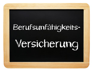 Berufsunfähigkeits- Versicherung oder Berufsunfähigkeitsversicherung