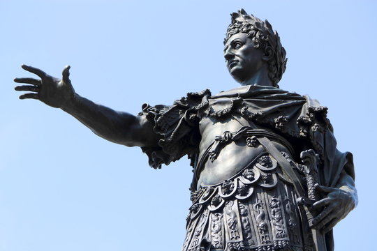 Statue des Augustus in Augsburg, Deutschland