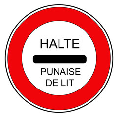 Panneau Punaise de lit