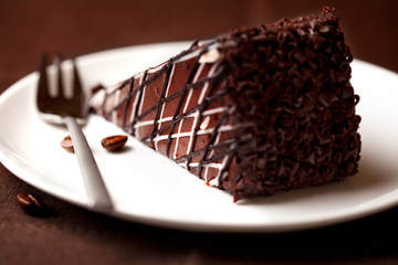 Dark chocolate cake