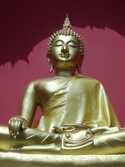 Buddha statue at Wat Bupparam in Chiangmai, Thailand