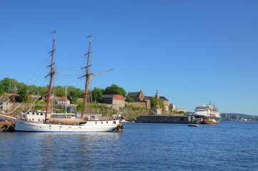 Fototapeta na wymiar Oslo (Norway) - Harbor