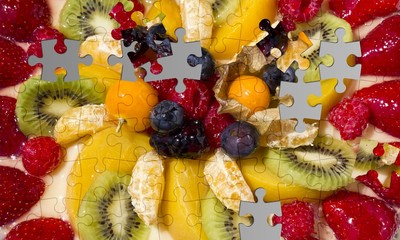 Frutta in un puzzle