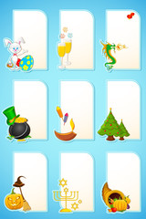 Fototapeta premium Holiday Invitation Card