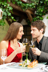 Dinner or lunch in restaurant