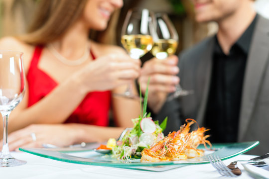 Abendessen oder Mittagessen in Restaurant