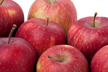 Fototapeta na wymiar Group of Red Delicious Apples