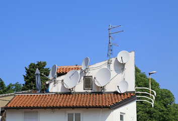 Satellitantennen