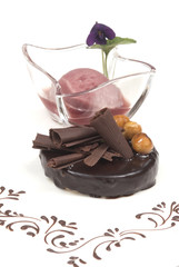 croccante al cioccolato con nocciole