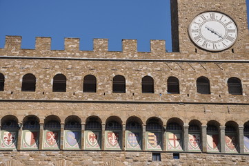 Fototapeta na wymiar Palazzo Vechio in Florenz