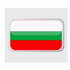 Flag of bulgaria in the form