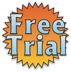 étiquette free trial
