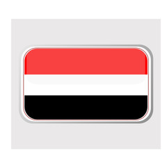 Flag of egypt in the form