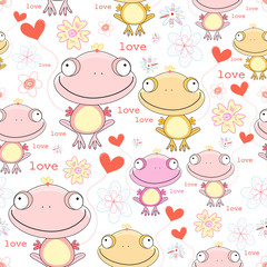 texture of the fun love frogs