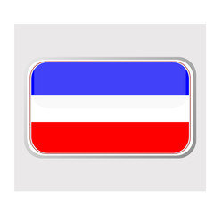 Flag of serbia montenegro in the form