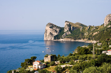 Nerano Headland, Amalfi coast, Italy