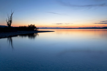 Abendstimmung am see