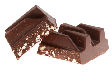 chocolate on isolated