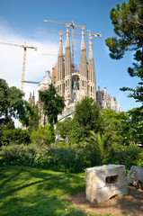 Sagrada Familia church in Barcelona, Spain