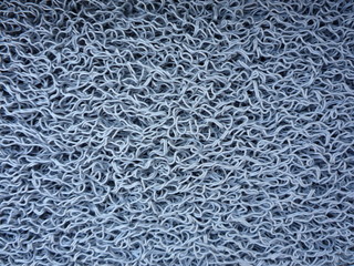 grey plastic matting