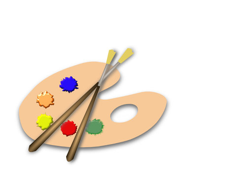 Palette clip art preview